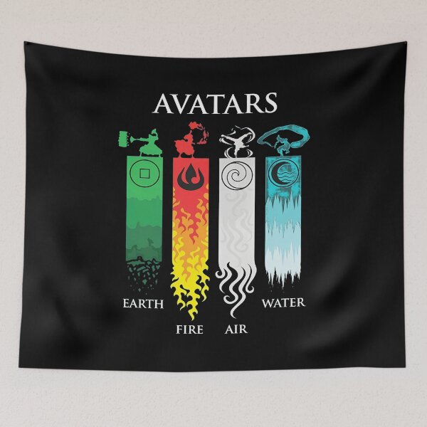 Item preview, Four Elements Banner Graphic designed and sold by Thefulavocado.
