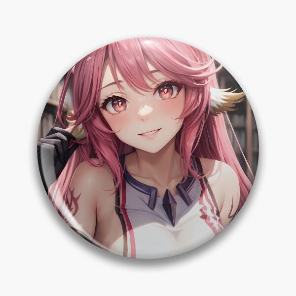 Item preview, Jibril No Game No Life Library Halo Pink Hair designed and sold by Williamhallano.
