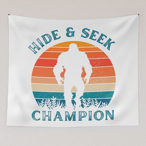 Item preview, hide and seek champion - funny design designed and sold by Nerdventure.