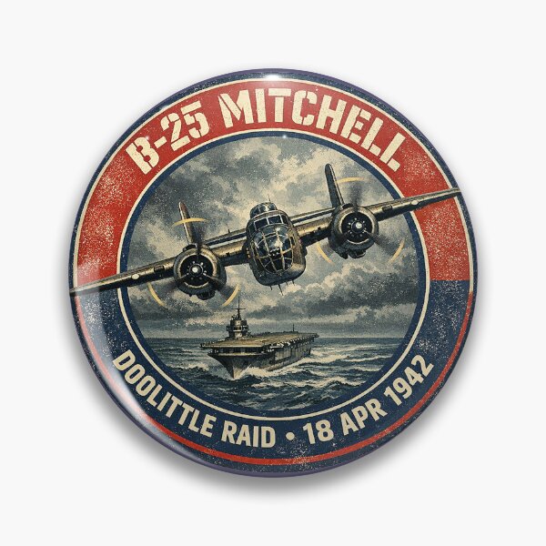 Item preview, B-25 Mitchell - Doolittle Raid designed and sold by Omaha Jones T-Shirts and More.