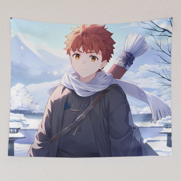 Item preview, Shirou Emiya Fate Stay Night Winter Traveler designed and sold by Williamhallano.