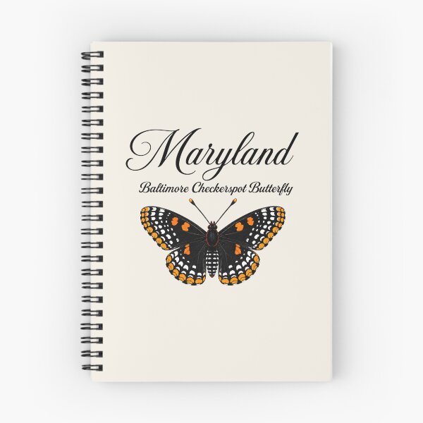 Item preview, Maryland Baltimore Checkerspot Butterfly – State Butterfly Art Print designed and sold by The-Drip-Studio.