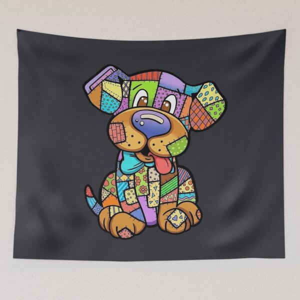 Item preview, A Puppy named Patch designed and sold by CuriositiesEnd.