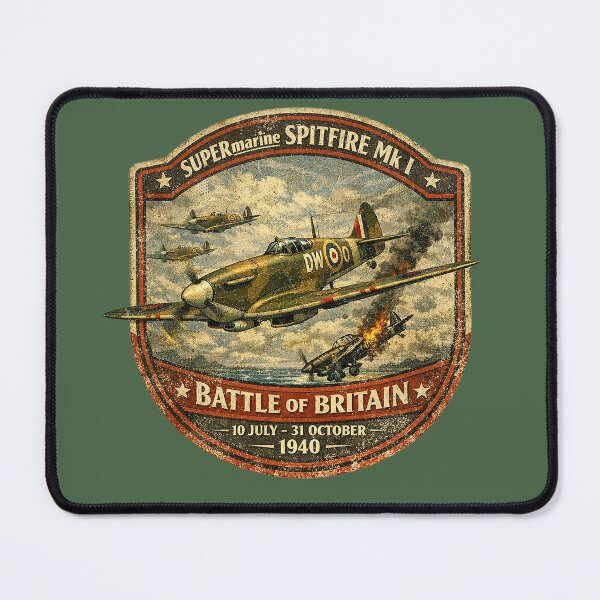 Item preview, Spitfire - Battle of Britain designed and sold by Omaha Jones T-Shirts and More.