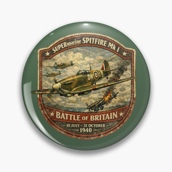 Item preview, Spitfire - Battle of Britain designed and sold by Omaha Jones T-Shirts and More.