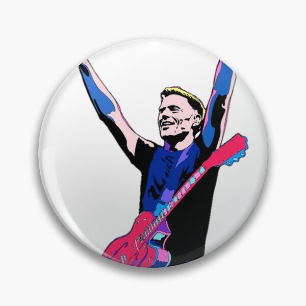 Item preview, Rock Guitarist Silhouette, Minimalist Red Music designed and sold by clfyyukee.