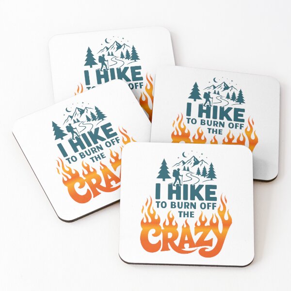 Item preview, I Hike To Burn Off The Crazy Sarcastic Outdoor Humor | Funny Adventure Motivation designed and sold by Magraphx.