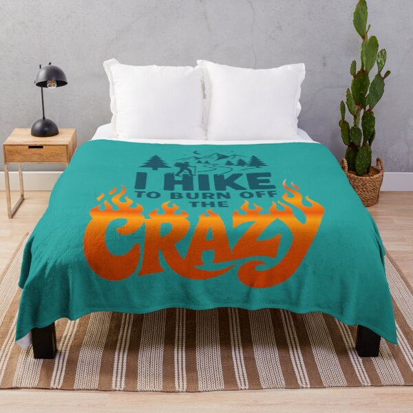 Item preview, I Hike To Burn Off The Crazy Sarcastic Outdoor Humor | Funny Adventure Motivation designed and sold by Magraphx.