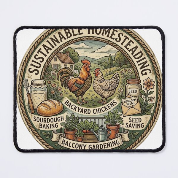Item preview, SUSTAINABLE HOMESTEADING designed and sold by likbatonboot.