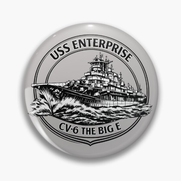 Item preview, USS Enterprise - The Big E (light background variant) designed and sold by Omaha Jones T-Shirts and More.
