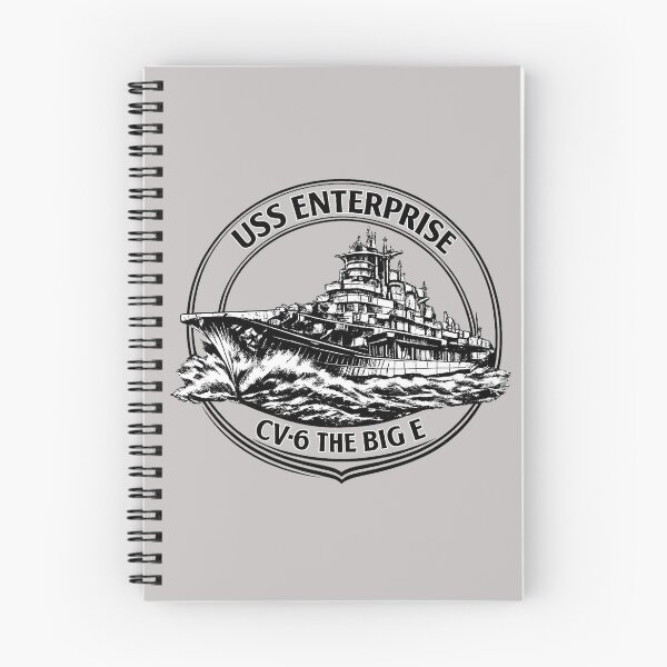 Item preview, USS Enterprise - The Big E (light background variant) designed and sold by Omaha Jones T-Shirts and More.