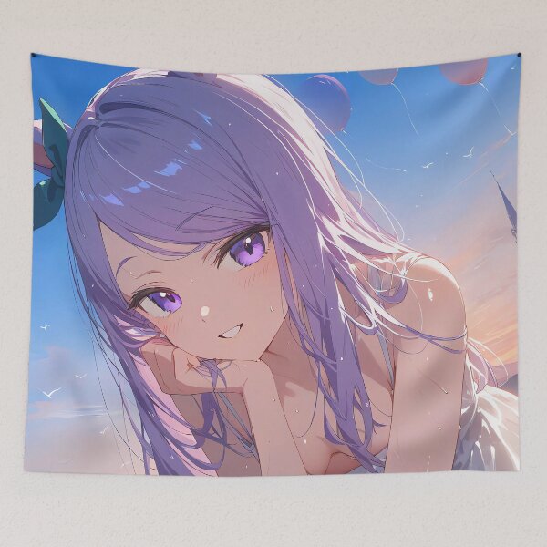 Item preview, Mejiro McQueen Uma Musume Soft Sunset Balcony Smile designed and sold by Williamhallano.