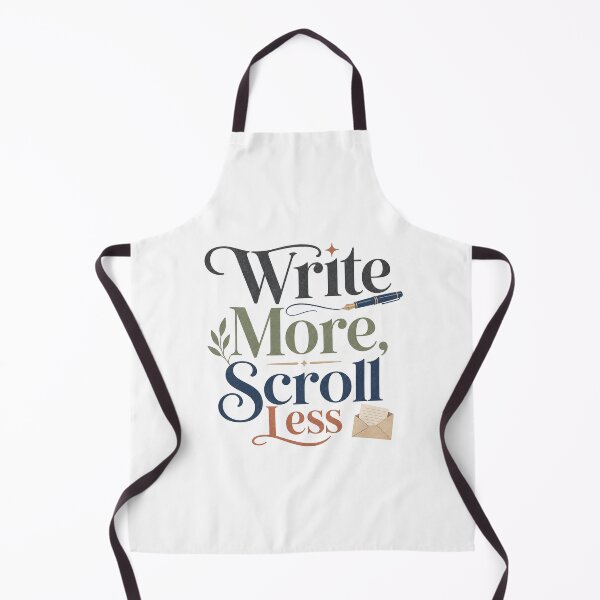 Item preview, Write More, Scroll Less - Offline Living Quote designed and sold by GoverArt.