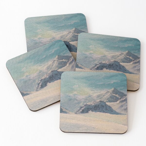 Item preview, Mountains and snow covered peaks designed and sold by ArtWeevil.