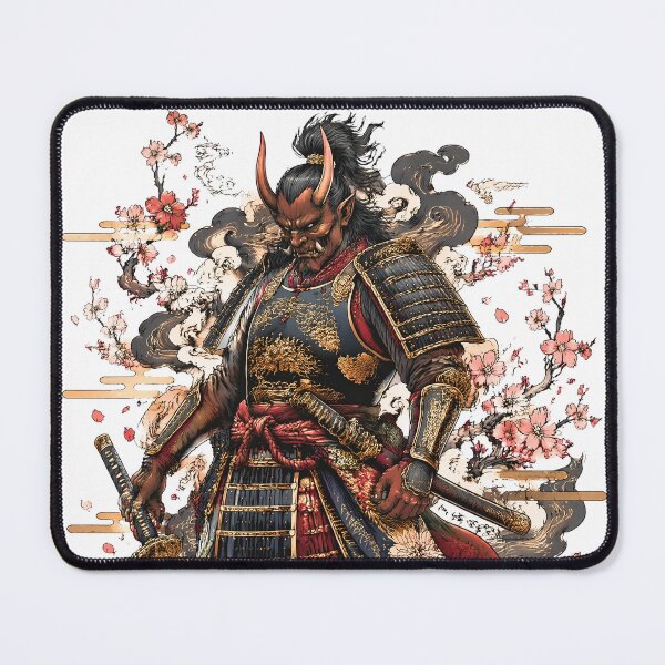 Item preview, Oni Samurai Warrior | Japanese Demon with Katana Tattoo Art designed and sold by kaxymax.