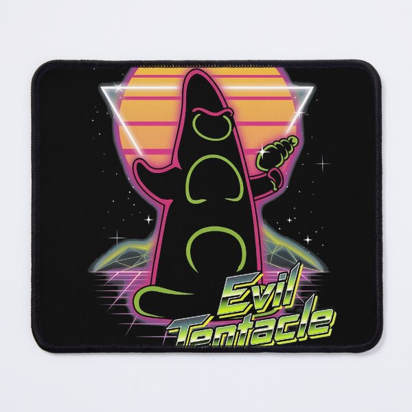 Item preview, Evil Tentacle Retro Sunset Ray Gun Graphic designed and sold by mitteeberlin.