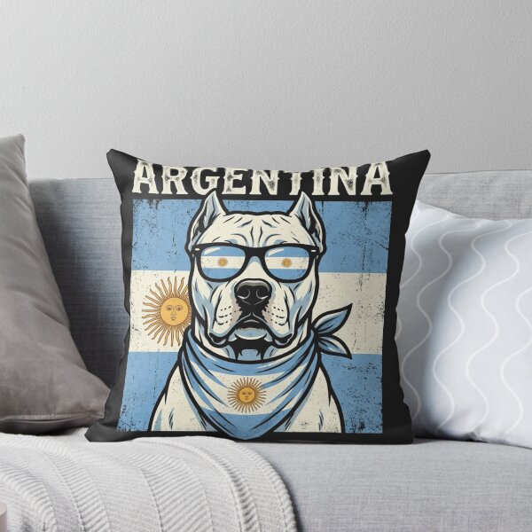 Aperçu de l'œuvre Drapeau du chien de l'équipe d'Argentine créée et vendue par legendaryskins.