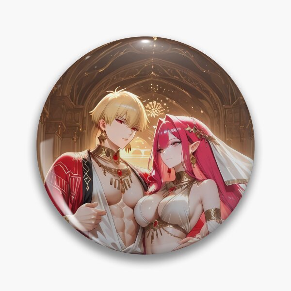 Item preview, Gilgamesh Fate Stay Night Palace Romance White Gold designed and sold by Williamhallano.