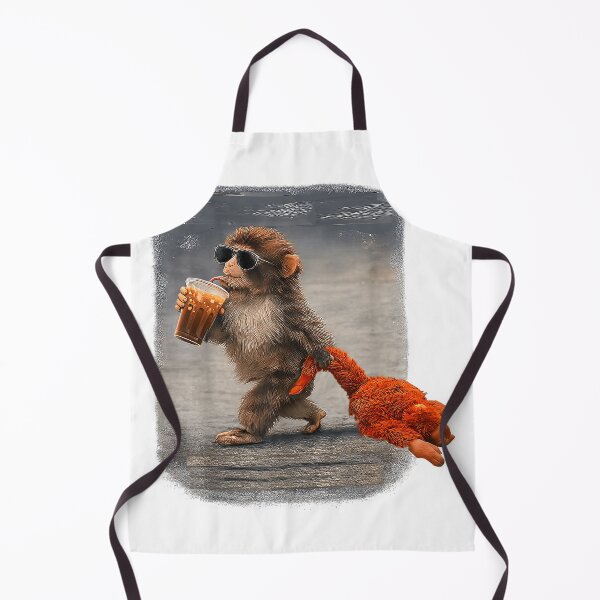 Item preview, Baby Monkey Punch Drinking Iced Coffee, Trendy Punch T-Shirt designed and sold by gidget-gadget.