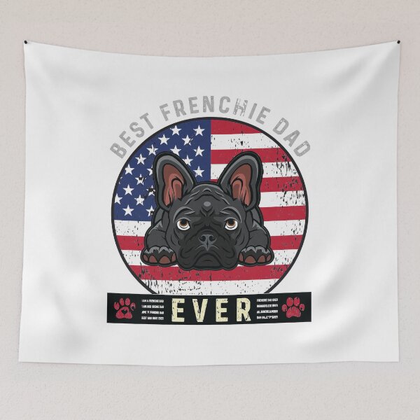 Item preview, Best Frenchie Dad Ever USA Flag Dog Owner designed and sold by SoyLamderma.