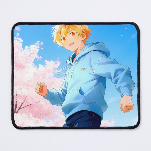 Item preview, Yukine Noragami Blue Hoodie Jumping Cherry Blossom Sky designed and sold by GABRIELMURPHY.