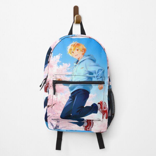 Item preview, Yukine Noragami Blue Hoodie Jumping Cherry Blossom Sky designed and sold by GABRIELMURPHY.