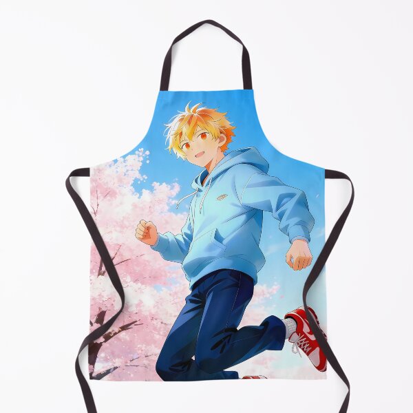 Item preview, Yukine Noragami Blue Hoodie Jumping Cherry Blossom Sky designed and sold by GABRIELMURPHY.