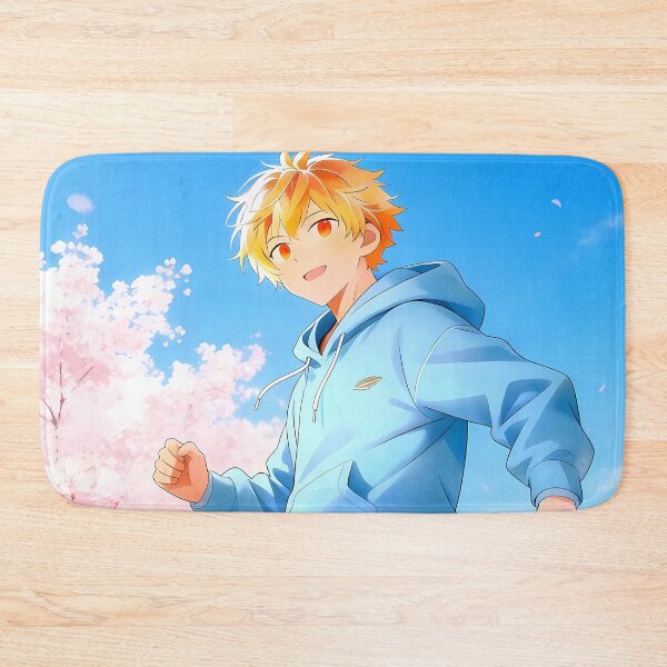 Item preview, Yukine Noragami Blue Hoodie Jumping Cherry Blossom Sky designed and sold by GABRIELMURPHY.