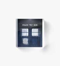 Tardis Door Design 1 Acrylic Block