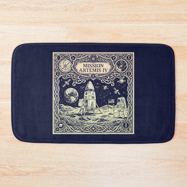 Item preview, Artemis IV Mission Ornate Vintage Celestial Art designed and sold by KiwiRider.