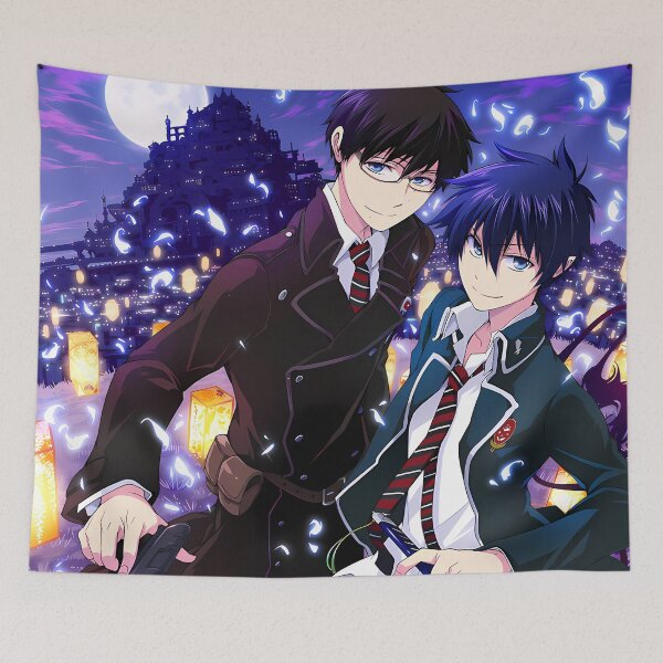 Item preview, Rin Okumura Blue Exorcist Moonlit Lantern Duo designed and sold by GABRIELMURPHY.