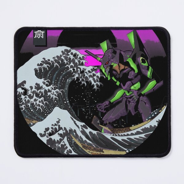 Item preview, Mecha Wave Sunset Retro Art designed and sold by fiyuuart.
