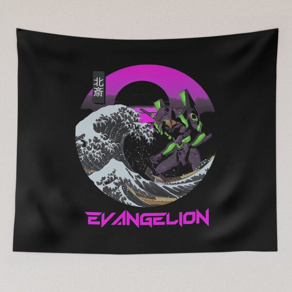Item preview, Mecha Wave Sunset Retro Art designed and sold by fiyuuart.