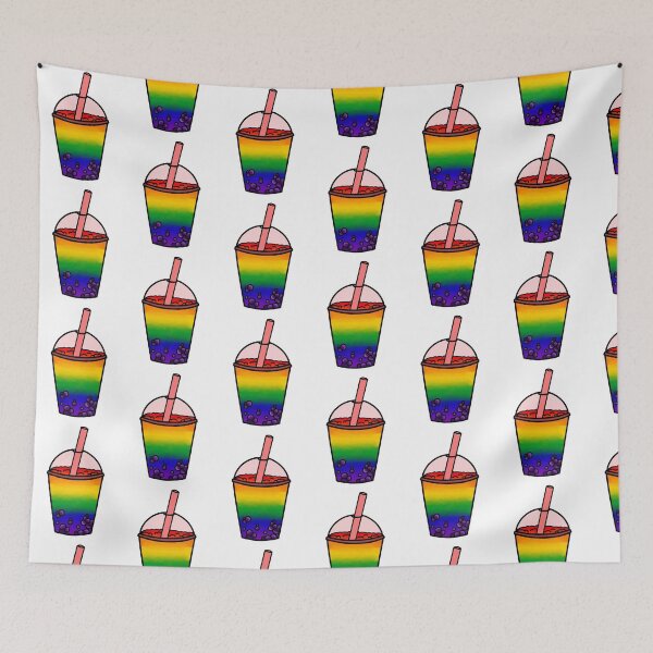 Item preview, Rainbow Boba Tea designed and sold by 88cranes.