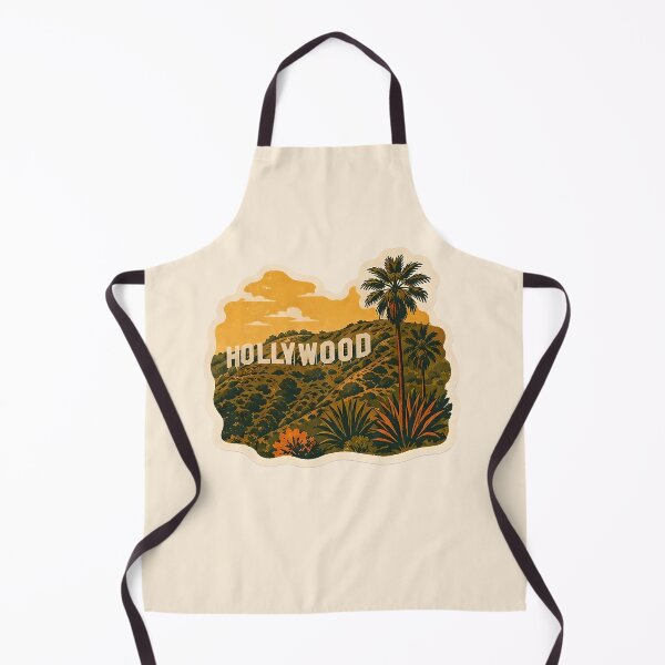 Item preview, Hollywood Sign Watercolor Los Angeles California Landmark designed and sold by ChemicalXShop.