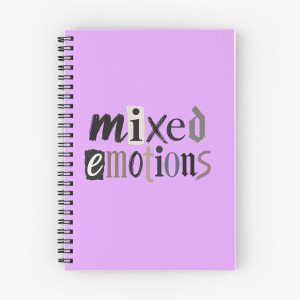 Item preview, Mixed Emotions Ransom Note Grunge Typography designed and sold by digitalbob60.