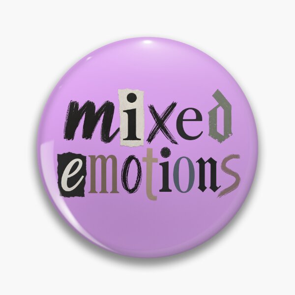 Item preview, Mixed Emotions Ransom Note Grunge Typography designed and sold by digitalbob60.