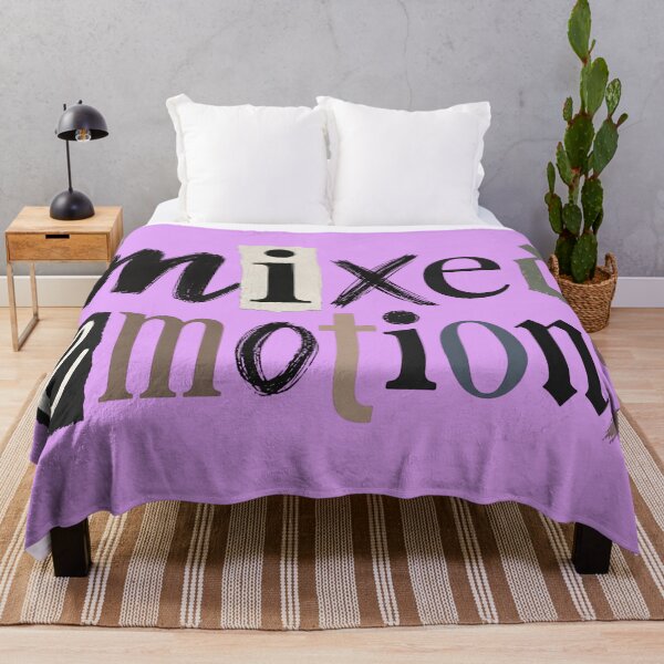 Item preview, Mixed Emotions Ransom Note Grunge Typography designed and sold by digitalbob60.