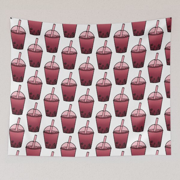 Item preview, Pink Strawberry Boba Tea designed and sold by 88cranes.