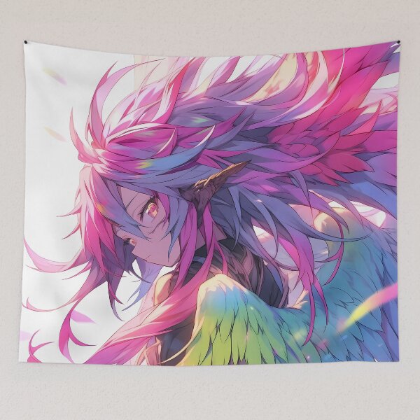 Item preview, Jibril No Game No Life Rainbow Wing Celestial Flight designed and sold by GABRIELMURPHY.