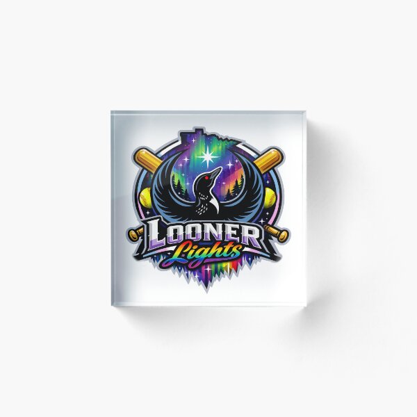 Item preview, Logotipo del equipo de sóftbol Looner Lights designed and sold by Katu.