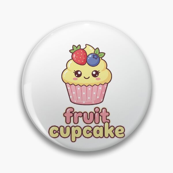 Item preview, Cute Fruit Cupcake PNG | Kawaii Fruit Cupcake Clipart  designed and sold by morning sun.