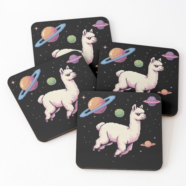 Item preview, Cute Pixel Space Alpaca Retro Gamer Kawaii Llama Galaxy Pixel Art Aesthetic Gift for Gamers and Animal Lovers designed and sold by Zizo-DR44.