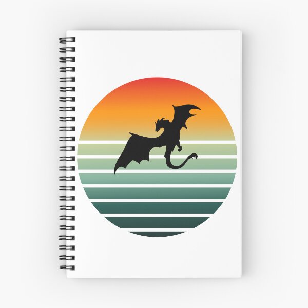 Item preview, Retro Sunset Dragon designed and sold by HideawayMtn.