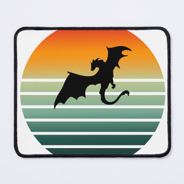 Item preview, Retro Sunset Dragon designed and sold by HideawayMtn.