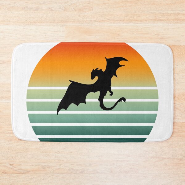 Item preview, Retro Sunset Dragon designed and sold by HideawayMtn.