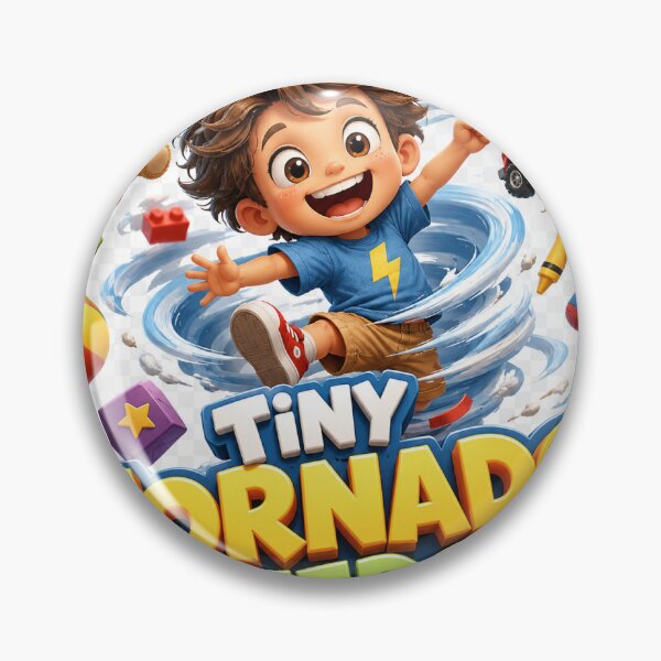 Item preview, Tiny Tornado Energy Whirlwind Kid designed and sold by TaiwoDesigns.