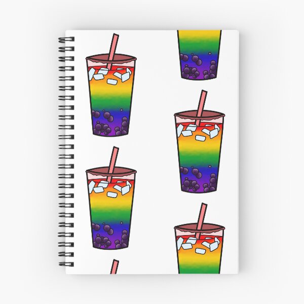 Item preview, Rainbow Iced Boba Tea designed and sold by 88cranes.