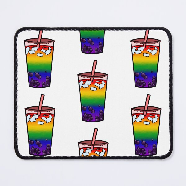 Item preview, Rainbow Iced Boba Tea designed and sold by 88cranes.