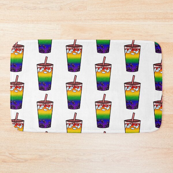Item preview, Rainbow Iced Boba Tea designed and sold by 88cranes.